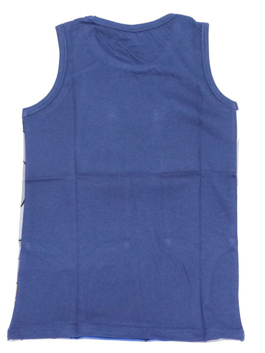 Kids' Shirt Sleeveless σκούρο μπλε