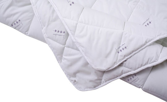 Alcam Duvet Double with Microfiber Filling 200x220cm Lavender Dusk 250 GSMGsm