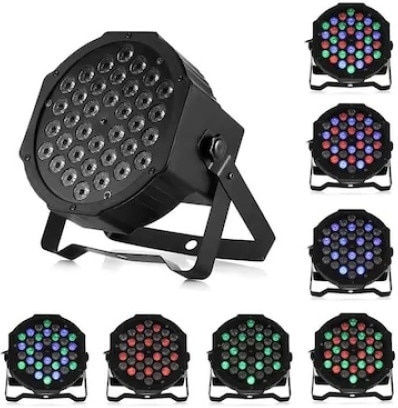 Led Floodlight Foxmag24 36 LED-uri Lumini Diverse 110-220V 50-120W Design Compact Ușor De Folosit Negru Modern