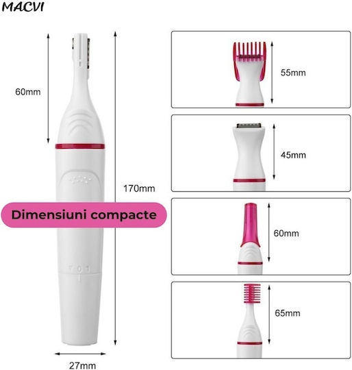Αποτριχωτική Μηχανή Epilator για Πρόσωπο, Σώμα & Μπικίνι DPC1C33BM