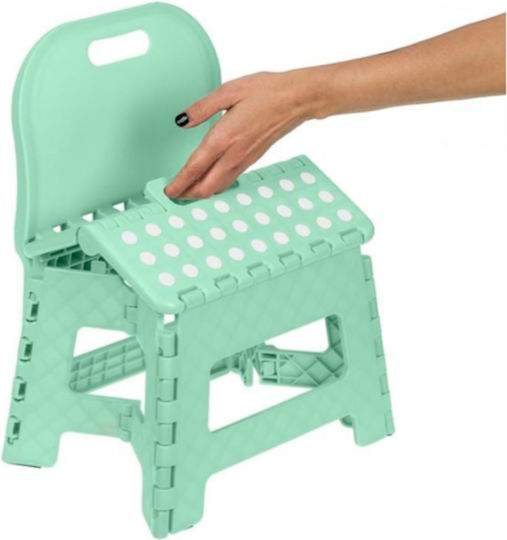 Folding Step Stool Mint 32x25x40cm
