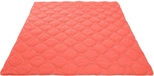 Alcam Primavera Coverlet Semi-double Coral 180x200cm