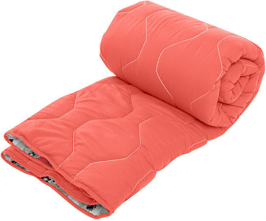 Alcam Primavera Coverlet Semi-double Coral 180x200cm