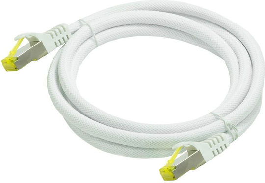 Python S/FTP Кат.7 Кабел за Ethernet мрежа 5м Бял 1бр