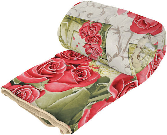Alcam Roșu Rosa Dublu Roșu 200x220cm Alcam Roșu Rosa Dublu Roșu 200x220cm