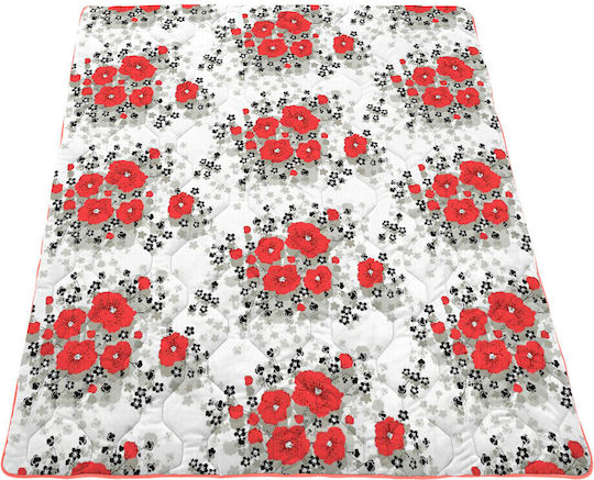 Alcam Primavera Tagesdecke Doppelbett Koralle 200x220cm