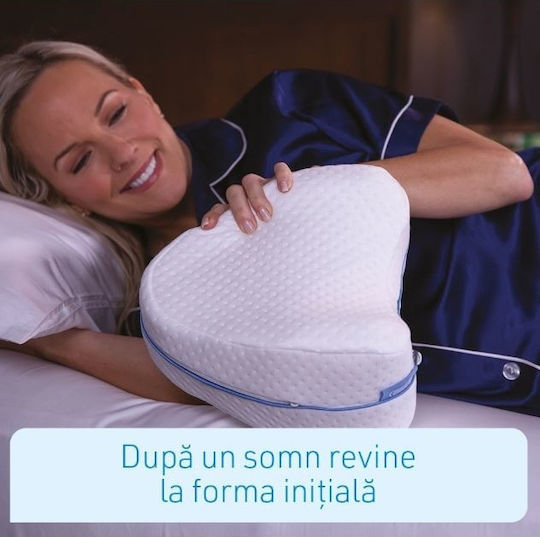 Medical Pillow Back Memory Foam 25x25x15cm White