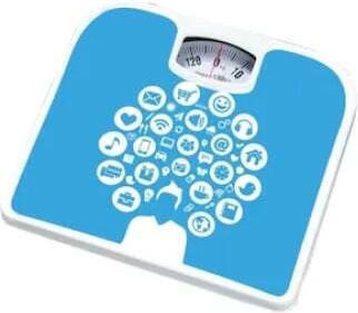 Αναλογική Ζυγαριά 130kg Λευκή D4LRWCMBM
