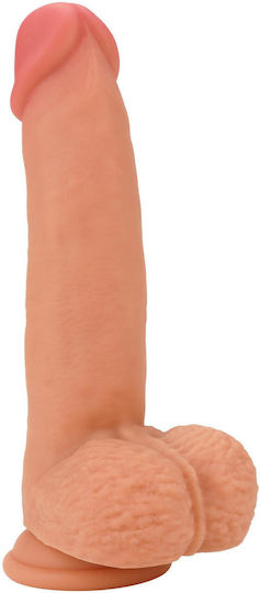 Dildo realist Cu ventuză Flesh 18cm