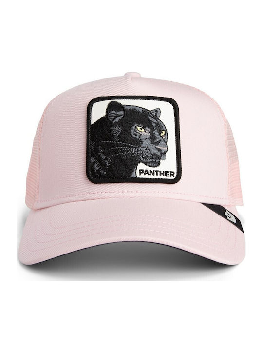 Καπέλο Jockey Panther Trucker Πάνθηρας Ροζ Goorin Bros
