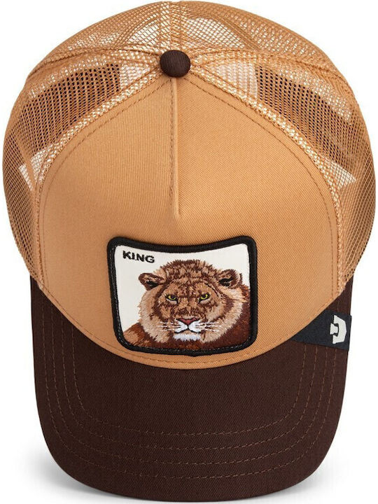 Jockey Hat King Trucker Lion Brown Goorin Bros