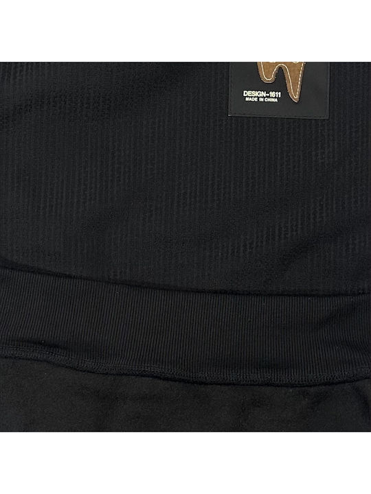 Sweatshirt mit Kapuze Black