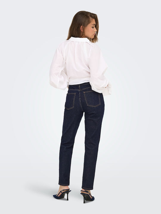 Hw Γυναικείο Jean Παντελόνι Dark Blue Denim