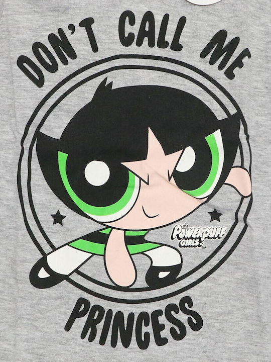 Kinderhemd Langarm grey Powerpuff