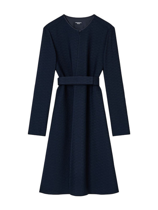 Mini Dress Long Sleeve Navy Blue EW002310TE15812 FB212