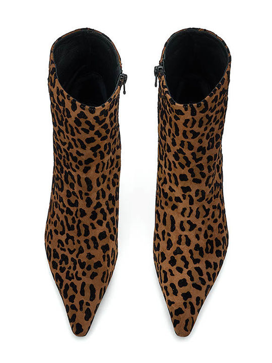 Wildleder Stiefeletten Damen Mehrfarbig