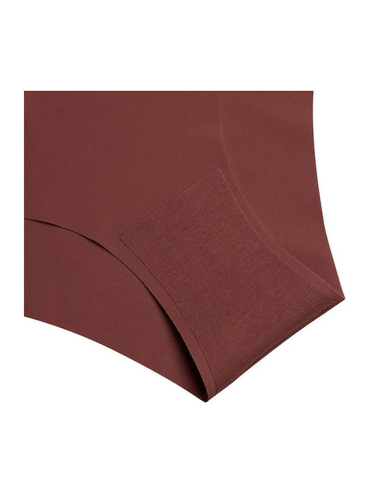 Talie înaltă Femeie Slip fără cusături Plum Violet