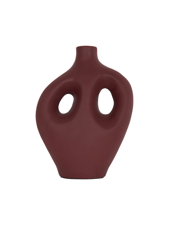 HomeMarkt Decorative Vase Fliker Orange 3x3x30cm