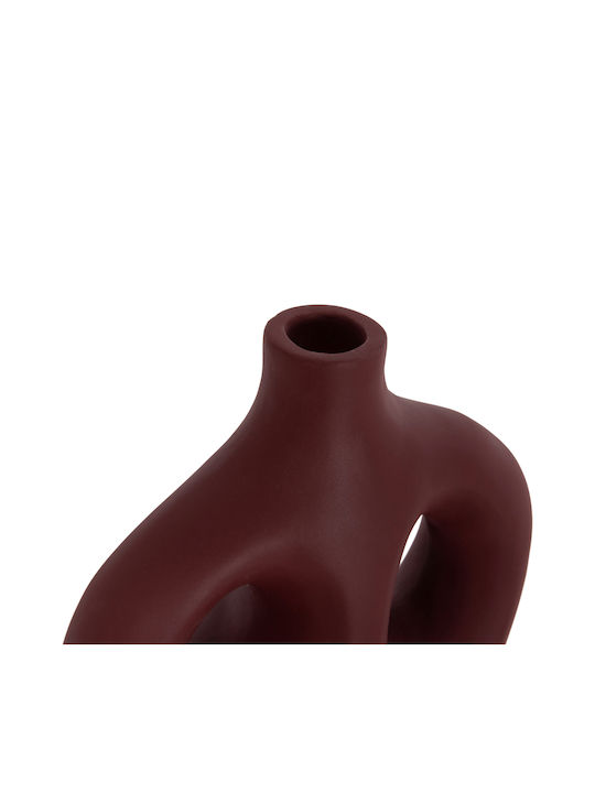 HomeMarkt Decorative Vase Fliker Orange 3x3x30cm