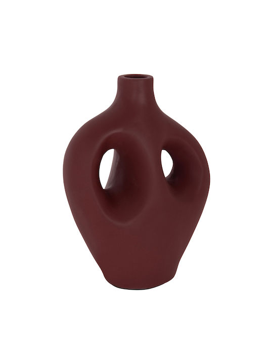 HomeMarkt Decorative Vase Fliker Orange 3x3x30cm