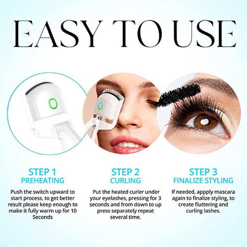 Rechargeable Heated Eyelash Scissors