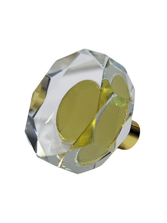 ACM Ръкохватка Мебел от Метал & Zamak & Crystal Gold-glossy 11952-000-ORO1