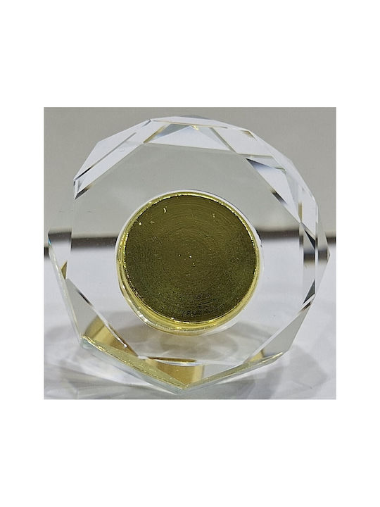 ACM Knob Furniture made of Metallic & Zamak & Crystal Gold-glossy 11952-000-ORO1 1pcs