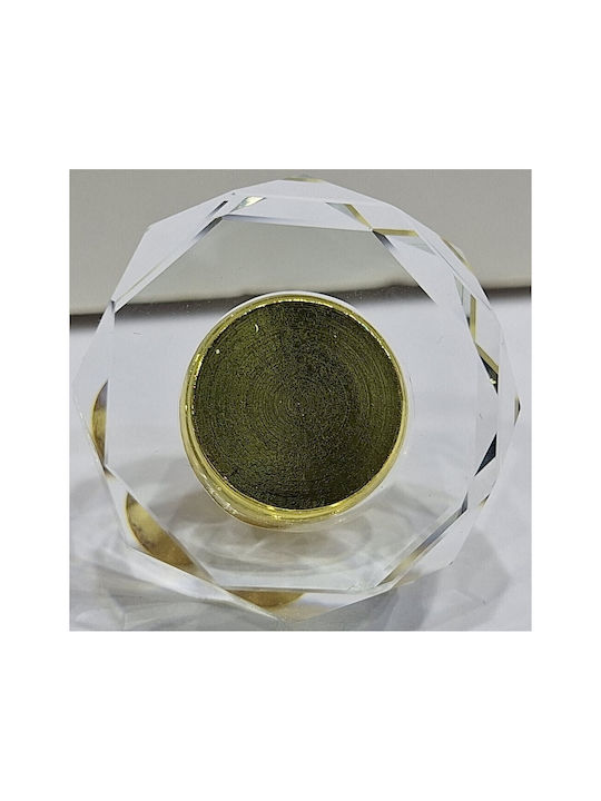 ACM Knob Furniture made of Metallic & Zamak & Crystal Gold-glossy 11952-000-ORO1 1pcs