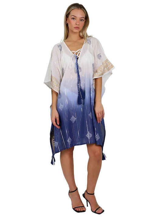 Aquablue Damen Kaftan Strand Beige