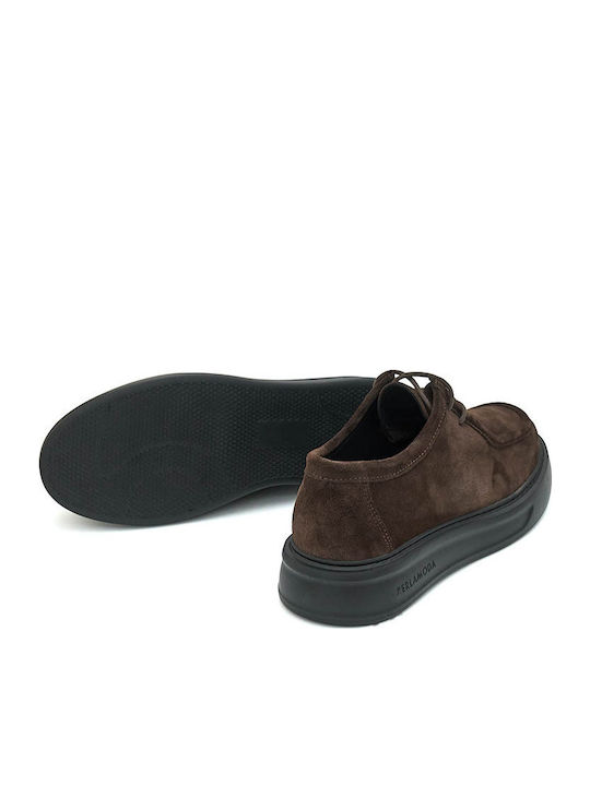 Suede Καφέ Ανδρικά Μποτάκια