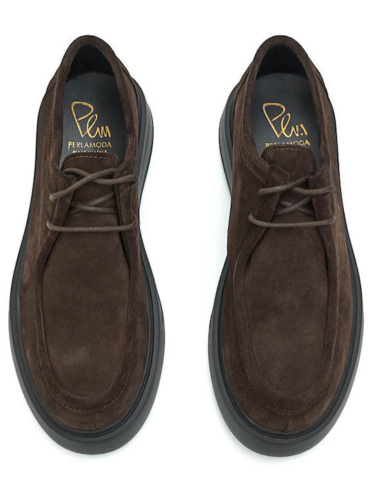 Suede Καφέ Ανδρικά Μποτάκια