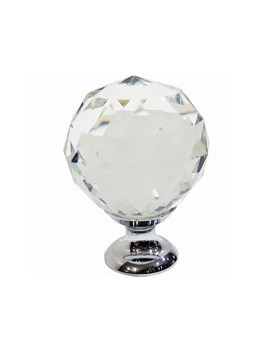 ACM Knob Furniture made of Metallic & Zamak & Crystal Chrome Glossy 12021-000-ORO1 1pcs