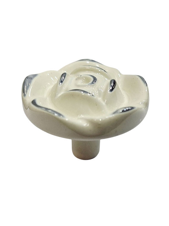 ACM Knob Furniture made of Zamak & Metallic White-nickel 12019-000-12B1 1pcs