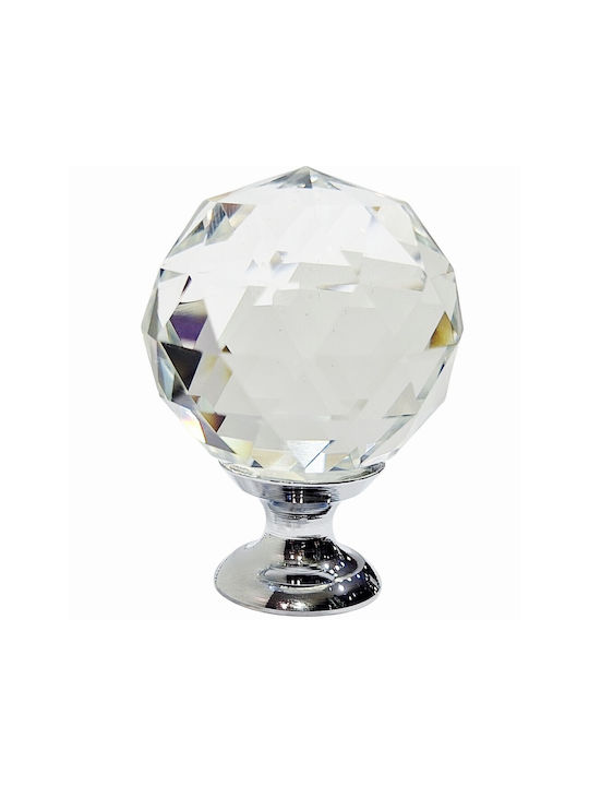 ACM Knob Furniture made of Metallic & Zamak & Crystal Chrome Glossy 12021-000-ORO1 1pcs