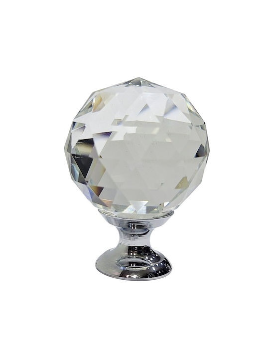 ACM Knob Furniture made of Metallic & Zamak & Crystal Chrome Glossy 12021-000-ORO1 1pcs