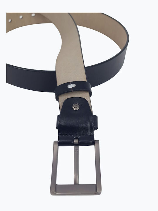 Herren Gürtel Leder Schwarz