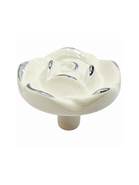 ACM Knob Furniture made of Zamak & Metallic White-nickel 12019-000-12B1 1pcs