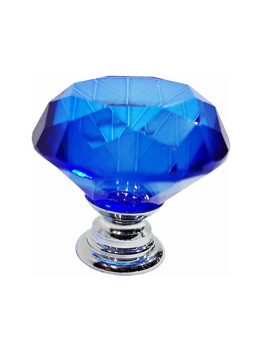 ACM Knob Furniture made of Metallic & Zamak & Crystal Chrome Glossy 31mm (Center Distance 31mm) 12003-000-ORO1 1pcs