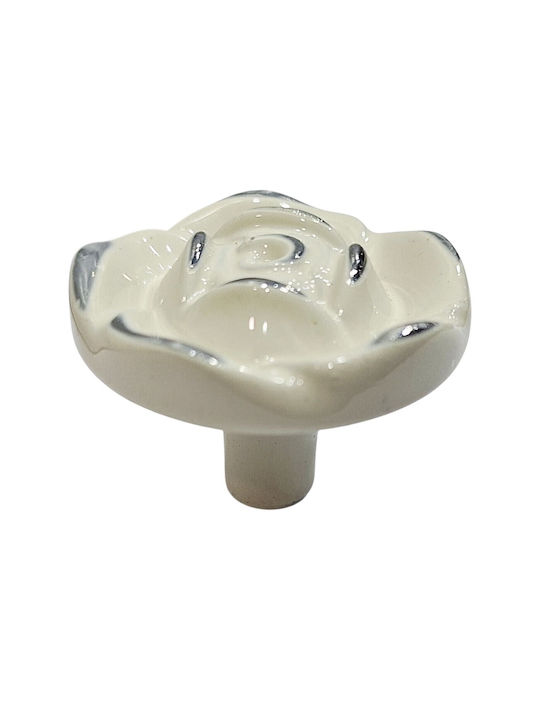 ACM Knob Furniture made of Zamak & Metallic White-nickel 12019-000-12B1 1pcs