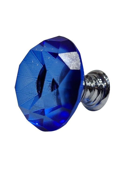 ACM Knob Furniture made of Metallic & Zamak & Crystal Chrome Glossy 31mm (Center Distance 31mm) 12003-000-ORO1 1pcs