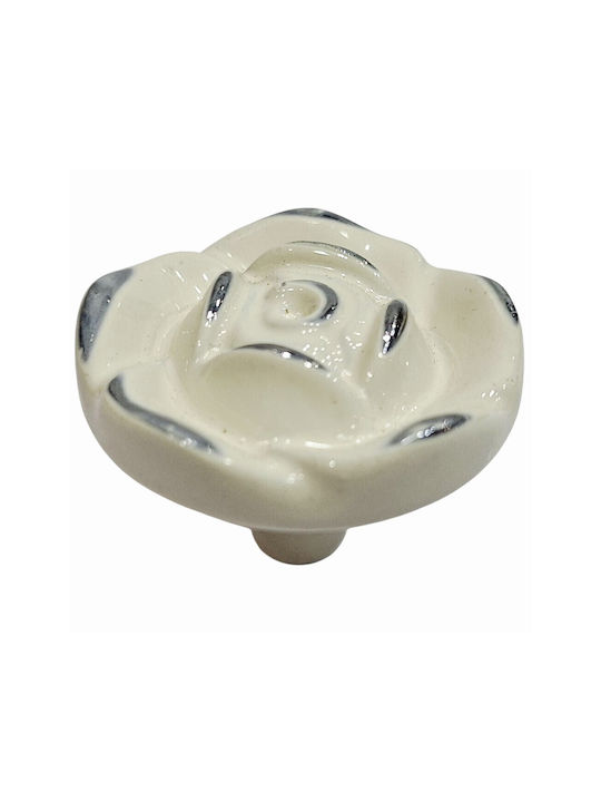 ACM Knob Furniture made of Zamak & Metallic White-nickel 12019-000-12B1 1pcs