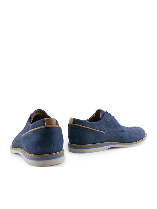 2801 Men's Leather Casual Shoes Blue