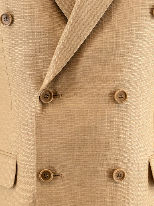 Men's Suit Jacket Camel