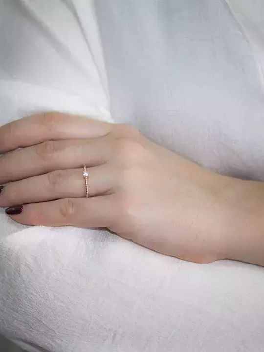 Single Stone from Gold 14K