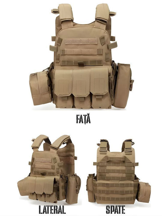 Γilet de luptă Khaki