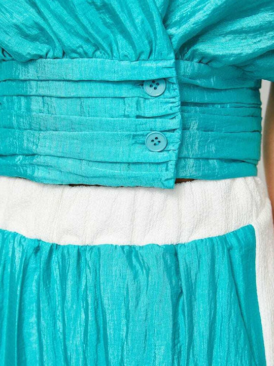 Women's Blouse Turquoise