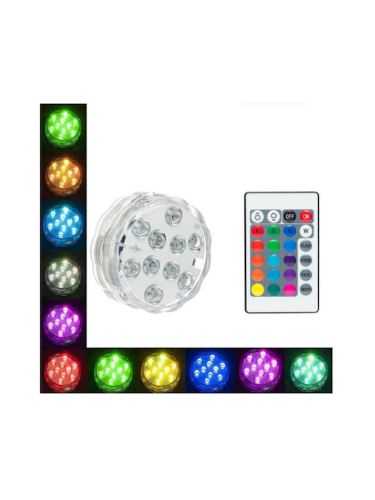 Διακοσμητικό Φωτιστικό LED RGB 7x2.7εκ.