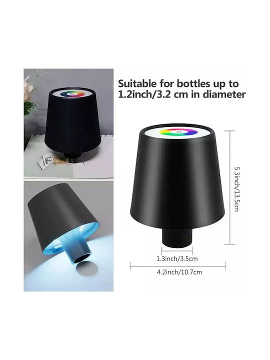 SP Souliotis Decorative Lamp Bottle Black