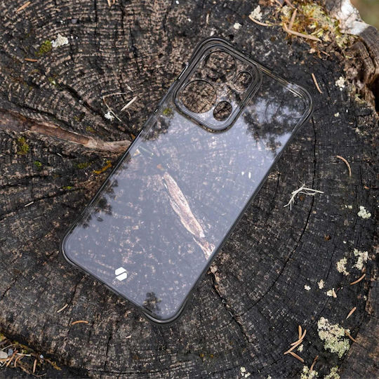 Spacecase Anti-shock Back Cover Silicone 1mm with Strap Transparent (Oppo Reno13 Pro)