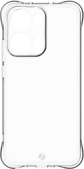 Spacecase Anti-shock Back Cover Silicone 1mm with Strap Transparent (Oppo Reno13 Pro)